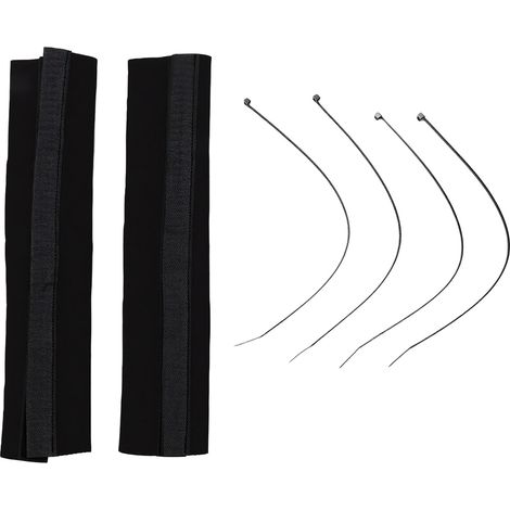 Couverture enveloppante protection amortisseur avant moto, éponge noire 345 mm pour vélo saleté universel (1/5)