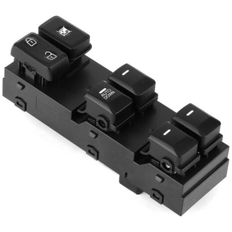 Interrupteur de lève-vitre électrique, 93570-3W000 16 broches avant gauche bouton de commutation de commande de lève-vitre électrique pour Kia Sportage 2011-2016 (1/5)