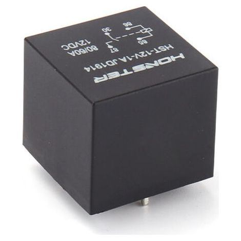 Relais universel 80A à quatre broches, 12V, à pattes pointues, pour borne de recharge d'énergie nouvelle relais universel 80A à cinq broches, 12V, à pattes pointues. (1/4)