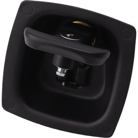Loquet de porte à poignée en T, entraxe de 4 x 6 mm, en alliage de zinc, pliable, rotatif, à compression, pour coffre à outils, camping-car ou bateau. (1/5)