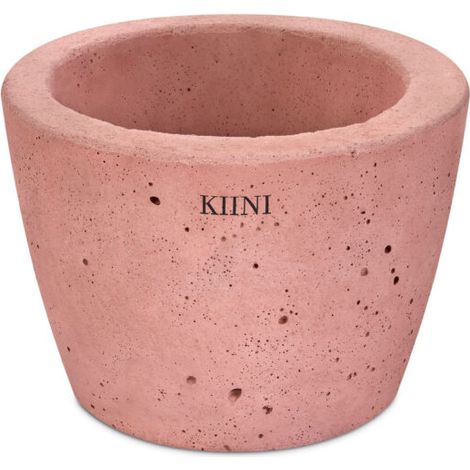 KIINI Beton-Outdoor-Topfblumen-Blumenständer für den Innenbereich - Garten M Rosa (1/3)