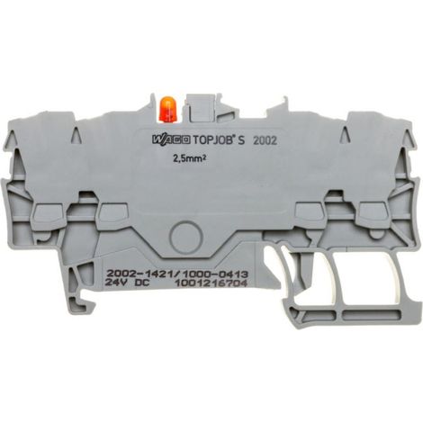 Connettore a 4 fili da 2,5 mm² con LED rosso sulla parte superiore, codice 2002-1421/1000-413
