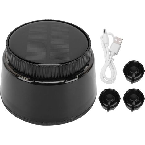 Diffuseur Huile Essentielle Solaire Rechargeable 3 Niveaux Parfum Longue Durée Voiture Maison 3 Recharges Incluses Design Élégant (1/5)