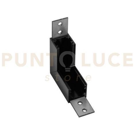 GBIGS11 ANGOLO MECCANICO 90° PER INSTALLAZZIONE SOFFITTO-PARETE PER SISTEMA BINARIO DA SUPERFICIE NERO