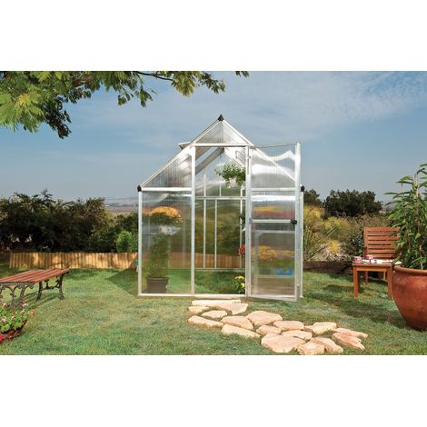 Canopia Mythos Invernadero De Jardín Policarbonato Doble Capa 247X185X208 cm Plateado