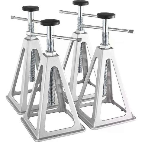 SucceBuy Lot de 4 crics stabilisateurs pour VR, 6000 lb, en aluminium, pour VR, caravane et camping-car. Cric à vis unique. (1/5)