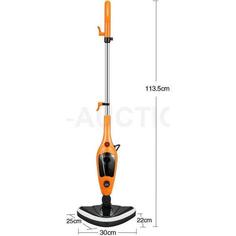 Nettoyeur vapeur Maxkon 14 en 1 pour sols et tapis, avec accessoires, 400 ml (1/5)
