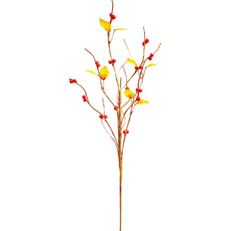 Beerenpflücken mit Blättern, dekorative künstliche Herbstbeerenzweige für Geburtstagsfeiern und Hochzeiten (1/2)