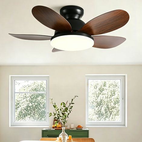 Ventilador de techo de 92 cm con lámpara y mando a distancia, 6 velocidades, temporizador e intensidad regulable con 3 temperaturas de color (1/5)