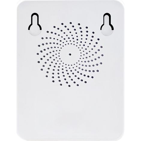 GARRYFIZH Testeur de qualité de l'air CO2, HCHO, COVT, PM2.5, PM10, capteur de température et d'humidité, écran TFT, blanc