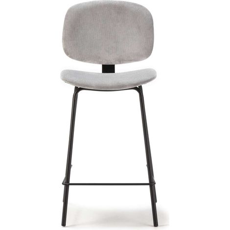 Pack de 2 taburetes modelo MARIO acabado gris, 65/98cm(alto) 50cm(ancho) 44cm (largo) (1/5)