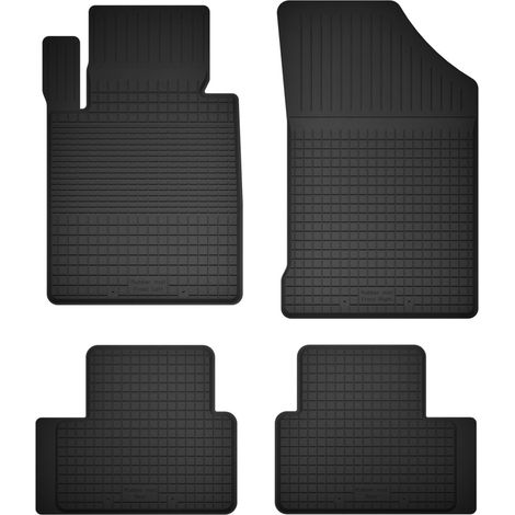 Gummifußmatten, 4er-Set, universell passend für: Honda Accord VIII Limousine, Kombi, Tourer (2011-2015)