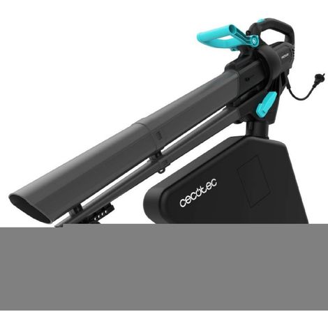 Cecotec Aspirador y Soplador de Hojas con Cable Airforce 3300 Crush&Go. 3300W, Velocidad de Aire 270km/h, Función triturado