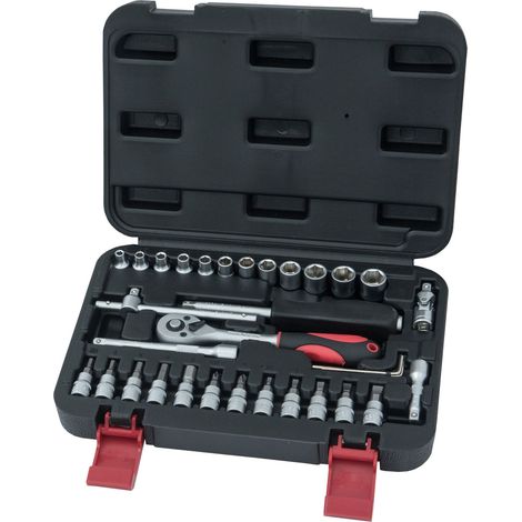 Set chiavi a bussola 1/4"33 pz.