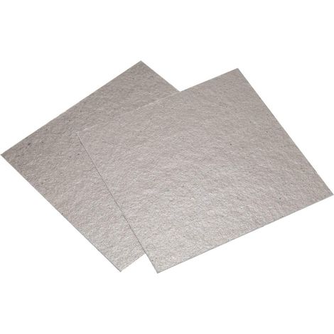Lot de 2 Plaques Mica 12x12cm pour Four Micro-ondes, Accessoire Résistant Chaleur, Pièce Rechange Cuisine