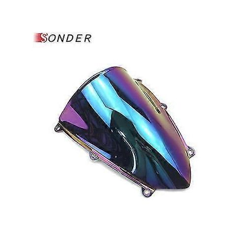 Pare-brise pour Honda CBR 600 2007-2012 600RR F5 CBR600RR Double Bulle CBR600RR 07 08 09 10 11 12 - Iridium