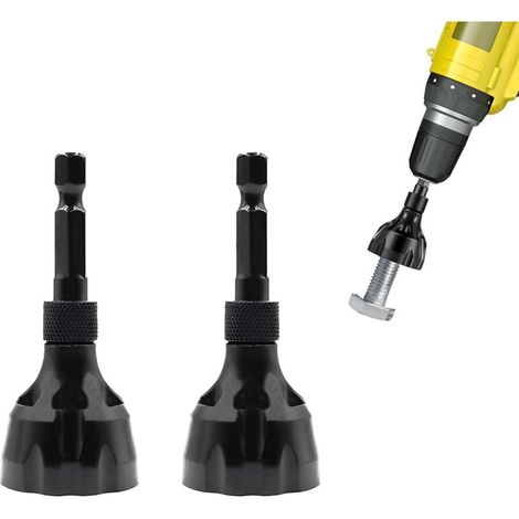 New external deburring chamfer, deburring tool for repairing screws, external deburring chamfer for repairing steel, copper, brass (3-20mm/2 packs) (1/4)