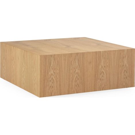 Table basse carrée en chêne naturel - naturel (1/5)