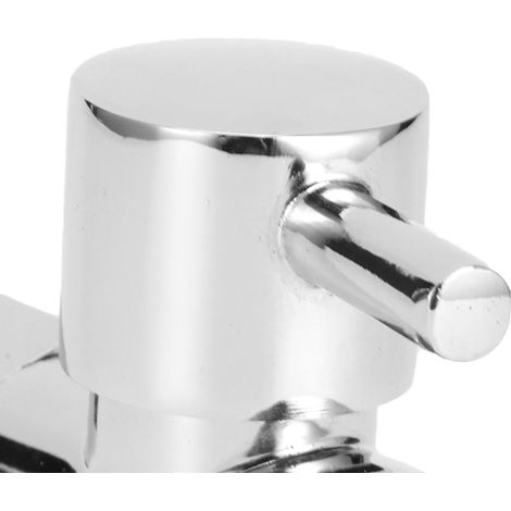 Robinet inverseur 3 voies pour douche de salle de bain, compatible avec pommeau de douche à main et pommeau fixe, séparateur d'eau 3/8 D (1/5)