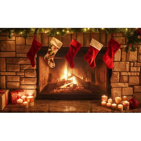 Tapis magnétique pour cache radiateur, cheminée, Noël 60x100 (1/3)