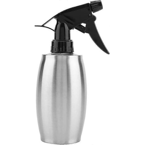 Pot d'arrosage sous pression en acier inoxydable multifonctionnel de 350 ml, idéal pour les plantes d'intérieur et d'extérieur. (1/5)