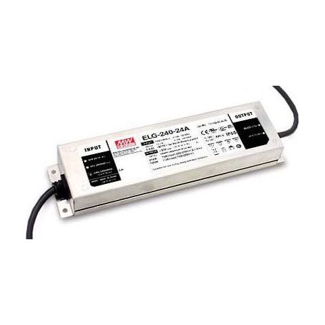 Transformateur LED 24VDC 240W IP67 MeanWell ELG-240-24