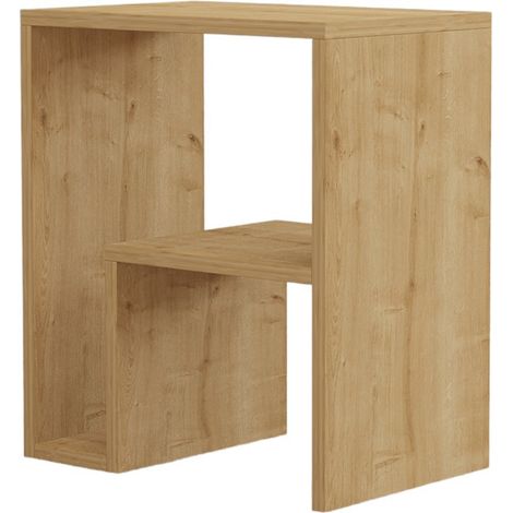 Table d'Appoint en bois "Yepa" - 45 x 29 x 51 cm - Chêne Saphir (1/4)