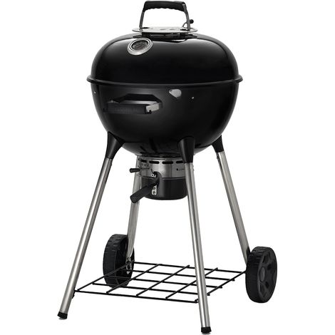 Napoleon – Barbecue à charbon Kettle Premium 47cm – Grille inox 47cm – Système Vortex pour cuisson optimale – Couvercle avec thermomètre intégré (1/8)
