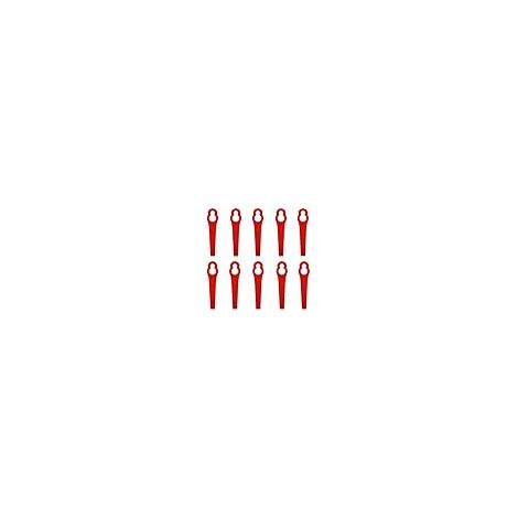 Lot de 100 lames de rechange pour coupe-bordure en plastique, accessoires pour coupe-bordures, lames de rechange en plastique (C) (1/5)