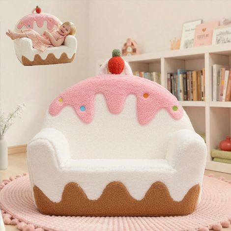 Baby Armchair, Child Chair 1-3 Years, Ice Sherpa Sofa (1/5)