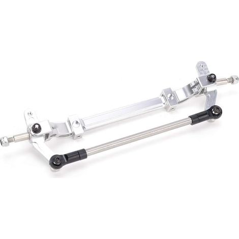 Essieu Avant RC, Pièces Détachées pour Modèle Échelle 1/14, Accessoires Véhicule Télécommandé Adaptés pour Enthousiastes de RC Compétition et Collectionneurs de Maquettes (1/5)