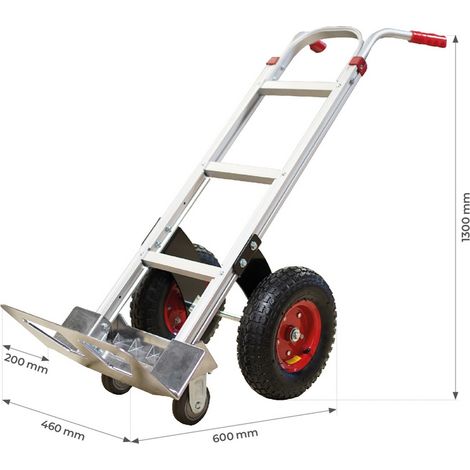 STOCKMAN Carretilla de aluminio 250 kg - Ruedas todo terreno - ST250R (1/4)