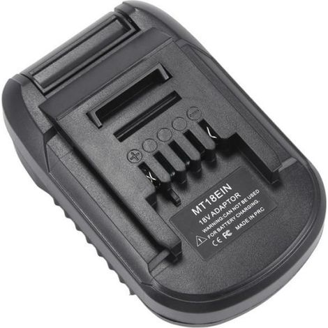 Adaptateur MT18EIN Convertisseur pour 18 V Batterie Li-Ion Vers Batterie 18 V Perceuse Électrique Sans Fil/Outils de Pilotage noir (1/5)