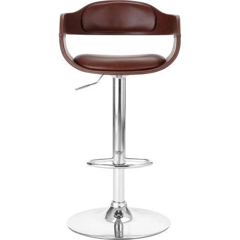 Maison Exclusive - Barhocker Braun Kunstleder (1/5)