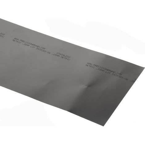Cale en acier, 1.25m x 150mm x 0.05mm ( Prix pour 1 )