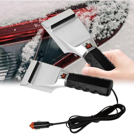 Pala da neve automatica riscaldata, raschietto per ghiaccio per auto, strumento per la rimozione della neve, raschietto per ghiaccio elettrico riscaldato, raschietto riscaldato, per finestrini di auto (1/5)