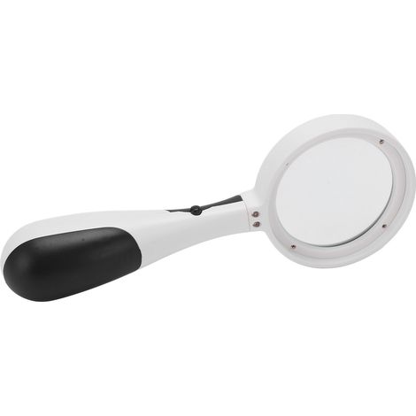 Loupe à poignée haute définition 4X avec lampe LED pour la lecture et l'observation (1/5)