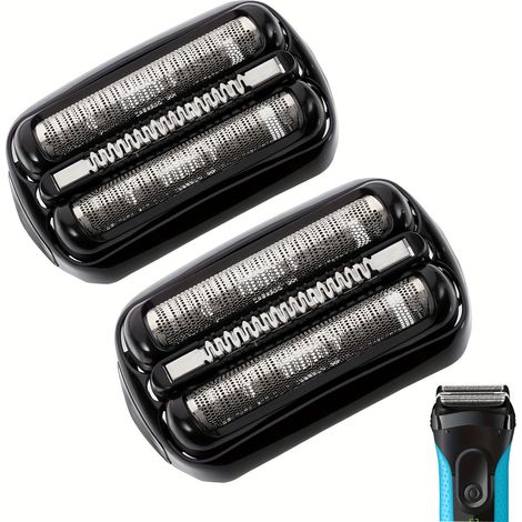 Deux têtes de rasoir de rechange, compatibles avec tous les rasoirs de la série 3, y compris les têtes de rechange S3 3040, 310, 3010, 300, etc. (1/5)