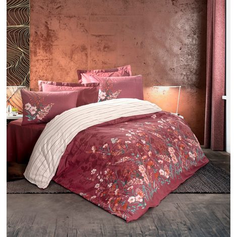 Copripiumino, copripiumino, biancheria da letto Set Claret Rosso (1/2)