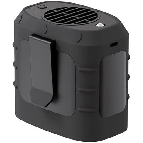 BUNTHAUS Ventilateur USB à la taille 8000 mAh Ventilateur de taille portable ventilateur de ceinture de ventilateur personnel pour veste de climatisation, camping, pêche, vélo, voyage (noir) (1/5)