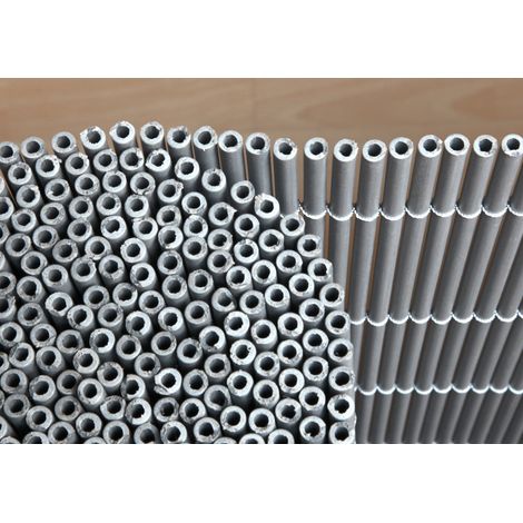 Sichtschutz/Balkonverkleidung 3x1,8 m, silbergrau, Kunstst.