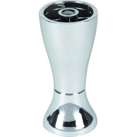 Piede arredamento h.90 cromo