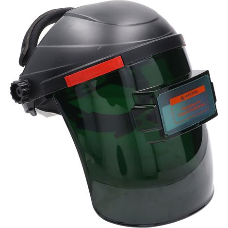 Selbstverdunkelnder Schweißhelm mit breitem Sonnenvisier, UV-beständiger Schweißermaske, vollständiger Augenschutz (1/5)