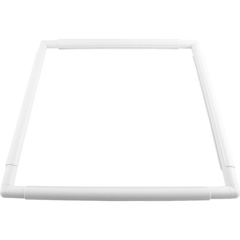 Cadre à Clip en Plastique Universel pour Broderie, Point de Croix et Patchwork - Outil de Travaux d'Aiguille (43,1 x 27,9 cm) (1/5)