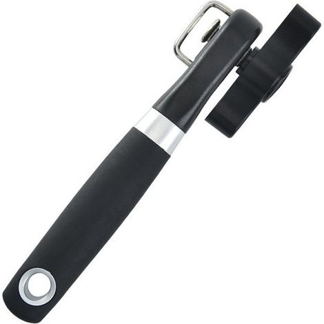 Apriscatole - Apriscatole rapido - Aiuto in cucina - Professionale - Apre senza spigoli vivi - Richiudibile - Apriscatole per anziani - Apribottiglie - Apribottiglie per birra - Apribarattoli (1/4)