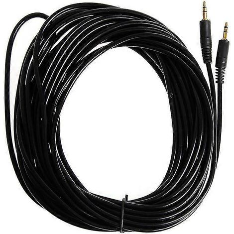 Câble stéréo 3,5 mm mâle-mâle de 10 m / 30 pi