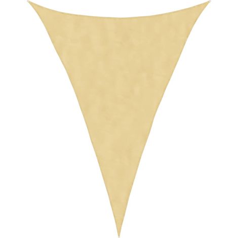 Voile d'ombrage Voile de parasol sable 5x7x7 m 100 % polyester oxford (1/5)