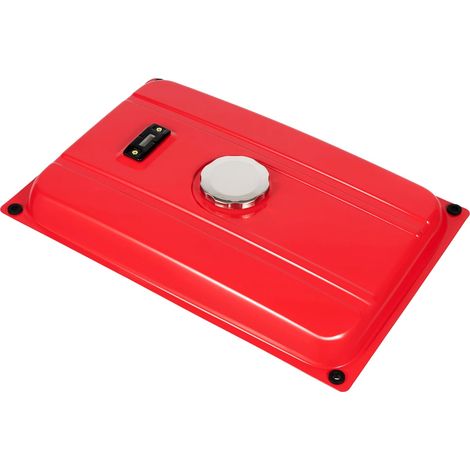 Réservoir de carburant de générateur de 5 gallons, construction en fer durable, jauge de carburant pratique (1/2)