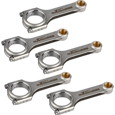 Bielles, Acier forgé 4340, Longueur 140 mm, Compatible avec Volvo 2.3 T5, Boulons ARP 2000, Conception en H (1/5)