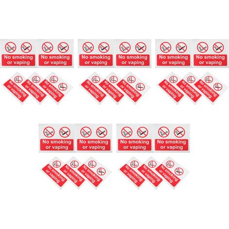 25Pièces Stickers Non Rouge Papier Auto Décor Facile (1/2)